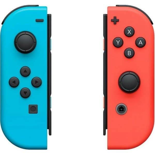Farvet controller til Switch Joypad, forbedrede Joypads til Switch Sports Game Neon Rød/Neon Blå Trådløs Game Joypad