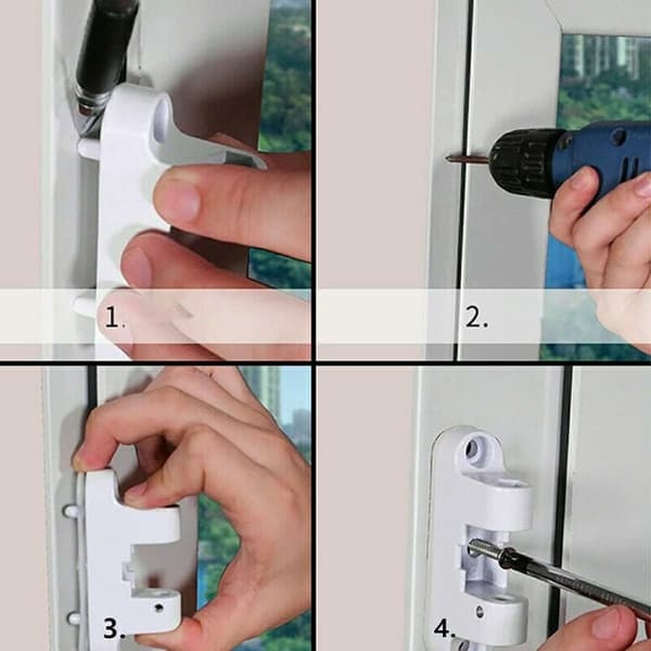 Flaggdørhengsel, solid PVC-dørhengsel, stålplastdør- og vindushengsel, hvit