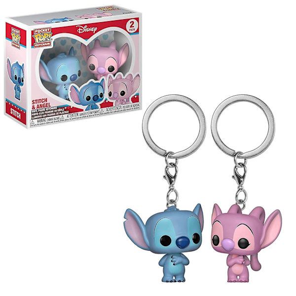 P O P! NYCKELRING: Lilo & Stitch - Stitch & Angel Type C