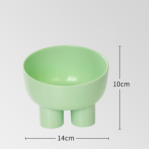Kissan suosikki makaronikulho: Sulava, kaatumaton, suojaa kaulaa, 450 ml green