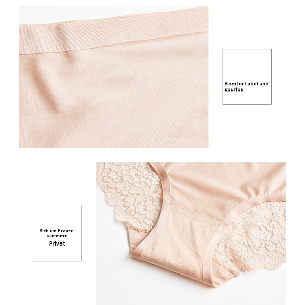 Bekväma och sexiga underkläder för kvinnor, coola och luftiga, inte skrymmande, plus size, låg midja, triangulär form, tre delar som ett set. XL