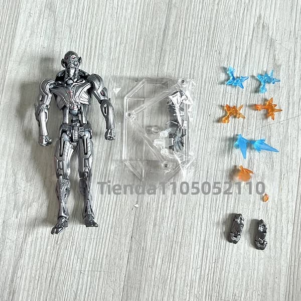 Boxad Sci-Fi Skurk Actionfigur Inspirerad av Robot Conqueror-serien, PVC Samlarobjekt Gåva