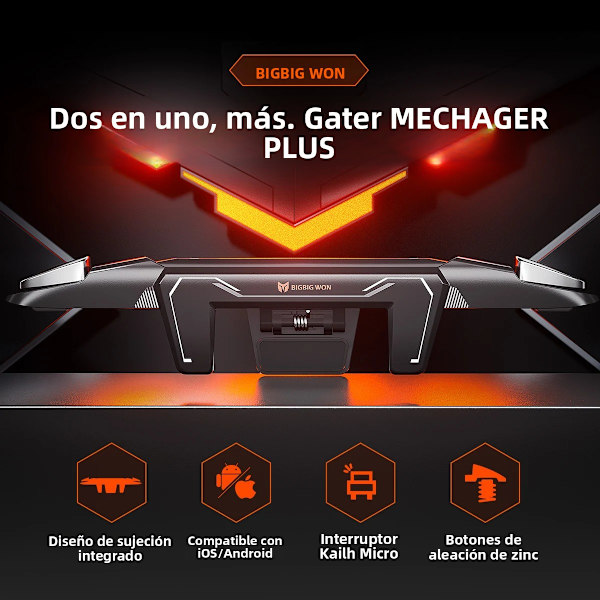 M3 Mobilspil Trigger Adapter til Controllere, Plug and Play, Kompatibel med iOS og Android