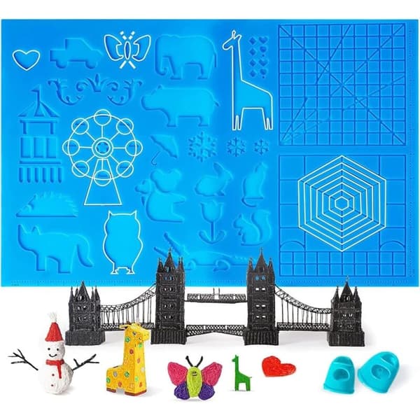 3D Pen Model, 3D Printing Pen Model, 3D Pen Måtte, Stor Måtte (41,5 x 27,5 cm)