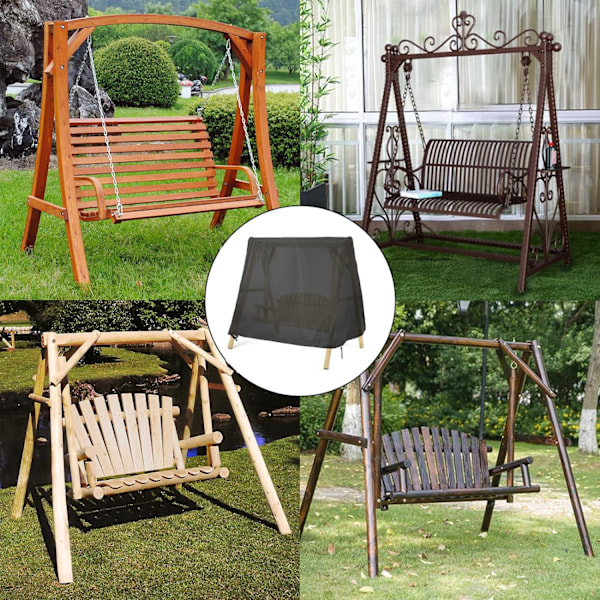 Utomhusgungaöverdrag, A-ram Patio Swing Cover, Gungaöverdrag för utomhusmöbler Verandaöverdrag Gliderhängmattaöverdrag Vattentätt (83''LX48.8''WX66''H) 83''LX48.8''WX66''H