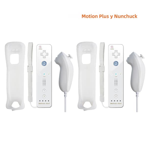 Rosa 2 i 1 Motion Remote Controller Kompatibel med Wii U-stil Konsoler
