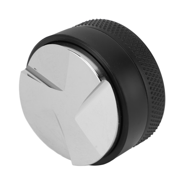 304 Rustfrit Stål Kaffe Dispenser Kaffe Nivellerings Tamper Kaffe Dispenser Værktøj Sort 3mm black 53 mm Heavy