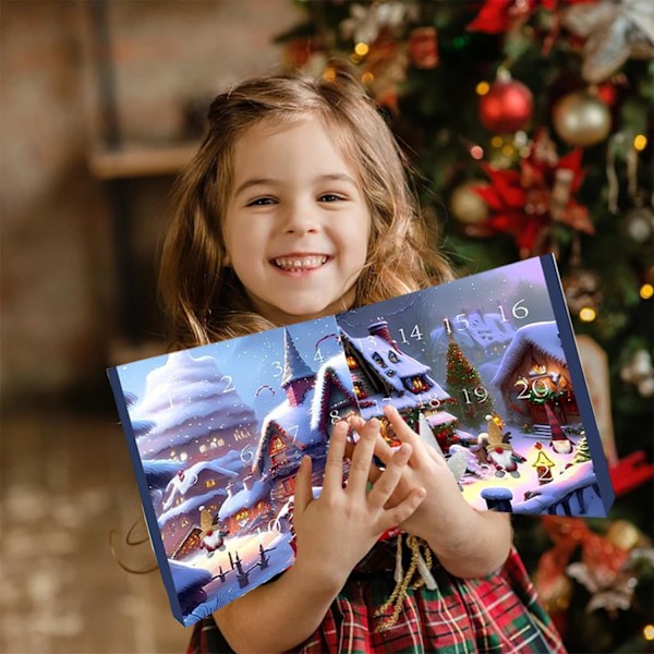 Tomte Julkalender 2024, Tomte Julkalender 2024, Jultomte Julkalender, Julkalender Tomtefigurer, Jultomte Julkalender