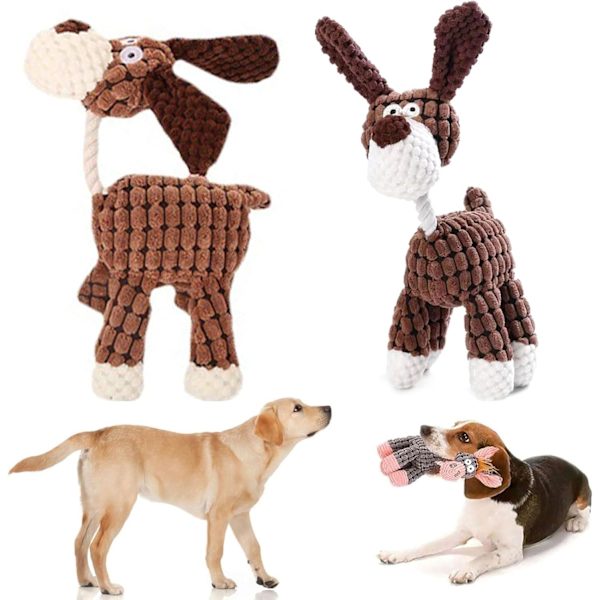 Shirem Bite Buddy, Shirem Bitebuddy Hundeleksak, Petsboro Bitebuddy Hundeleksak, Bite Buddy Hundeleksak, Bitebuddy Tuggleksak för Hundar, Petsrook Premium Plyschleksak D Brown