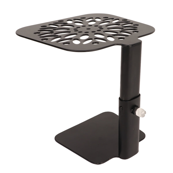 Kaffe vägning rack, justerbar höjd, vattentät kolstål skala stångskyddsställ, kaffemaskin, svart runt hål black round hole