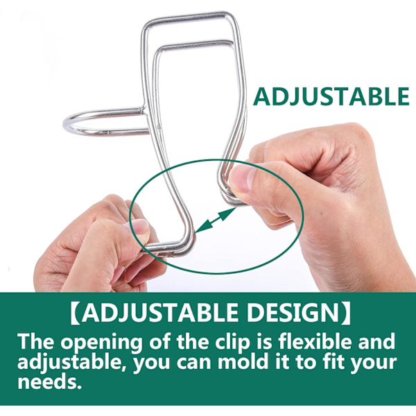 Justerbar Vaskemaskine Vaskeafløbsslange Holder Krog, Vask Tub Slange Guide Clip, Universal Utility Sink Slange Klemme, 304 Rustfrit Stål