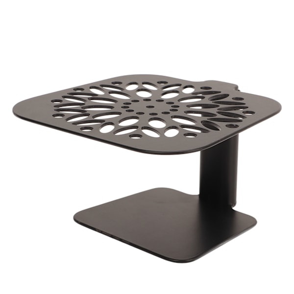 Kaffe vägning rack, justerbar höjd, vattentät kolstål skala stångskyddsställ, kaffemaskin, svart runt hål black round hole