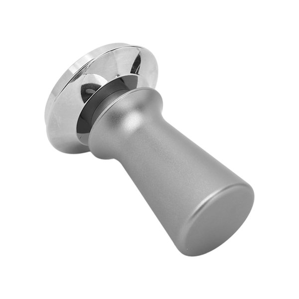 Rostfritt stål trycktamper Lättanvänd kaffemaskin tamper tillbehör för kaffe Grå 51mm Gray 51mm