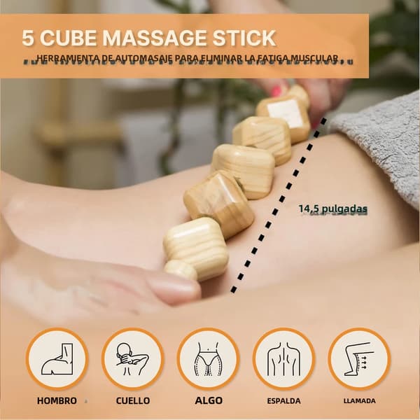 6 stk. træterapi massageværktøjer, lymfedrænage massageapparat, maderoterapi sæt, anti cellulite komplette kropsskulpturværktøjer til afslapning