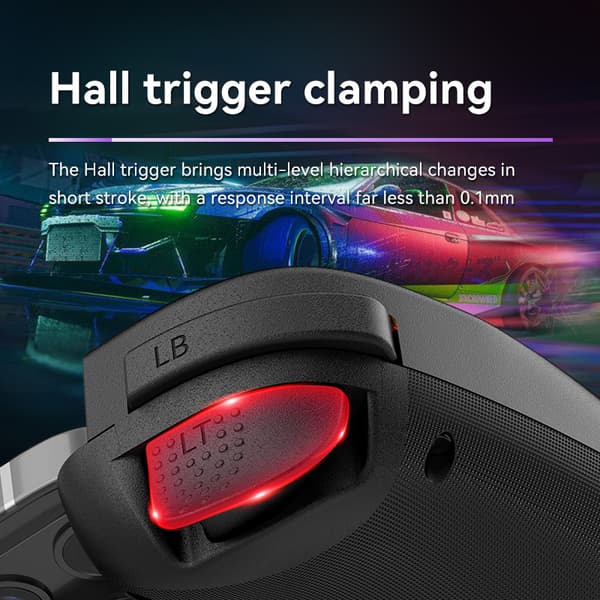 Trådløs laser-spilcontroller, kompatibel med iOS, Android, Switch og PS4-konsoller