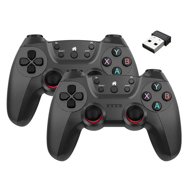 Grå trådløs spilcontroller, kompatibel med Android, PC og TV-boks, mobil gaming joystick
