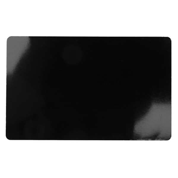 100 stk Sorte Aluminium Legering Kort Gravering Metal Business Visit Business Card Blankt 0,2 mm Tykkelse