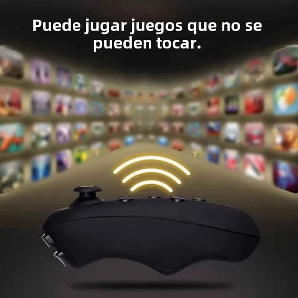 Bluetooth VR-kontroller trådløs gamepad for Android-telefon, fjernkontroll, selfie-utløser, musemodus, videoapp og e-bok sidevender (hvit) white