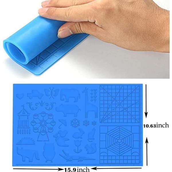 3D Pen Model, 3D Printing Pen Model, 3D Pen Måtte, Stor Måtte (41,5 x 27,5 cm)