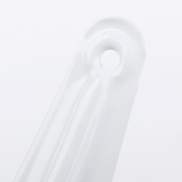 Perforeret metalkonsolholder, 200×250mm, 2 farver, 2-delt sæt White