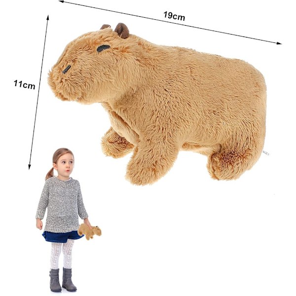 Plyschleksak Capybara Simuleringsdjur Capybara-dockor Present till Barn och Vänner