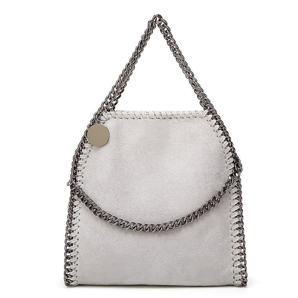 Kvinder Crossbody tasker Mode Skuldertaske Kæde tasker Mode Bærbare Kæde Vævning Håndtasker GREY