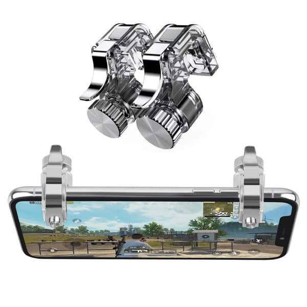 Metall Mobilspel Trigger Knapp L1 R1 Shooter Controller för Smartphones