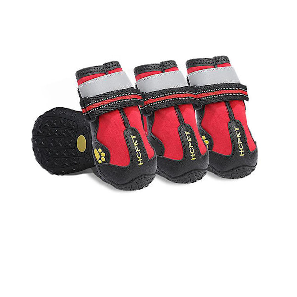 Bärbar dricksfontän för husdjur för utomhusvandring red size 7