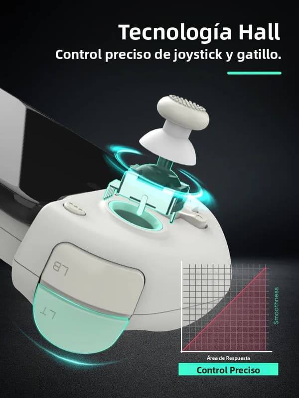 Sort trådløs controller til Android-spil, kompatibel med Galaxy-serien og populære mobilspil