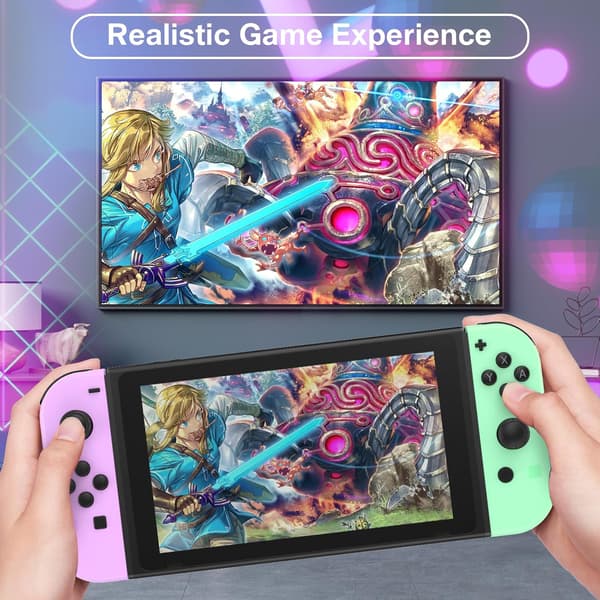 Trådløs spilcontroller, kompatibel med Switch-konsol, opgraderet Motion Gamepad til sportsspil