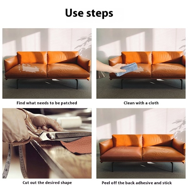 Premium Tyk Selvklæbende Læderlap til Sofa, Bilindretning Reparation - 25*30cm, Ideel til at Gendanne Sæder og Efterligne Læder med Høj Kvalitet Azure