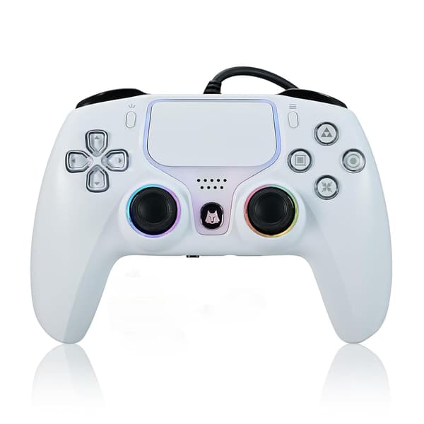 Trådbunden USB-spelkontroll Kompatibel med PS5 / PS4 / PC, Hall Trigger, Dubbel Vibration