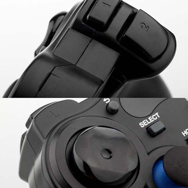 USB Trådløs Spilcontroller Kompatibel med PS3, Smartphone, Tablet, TV Boks og PC