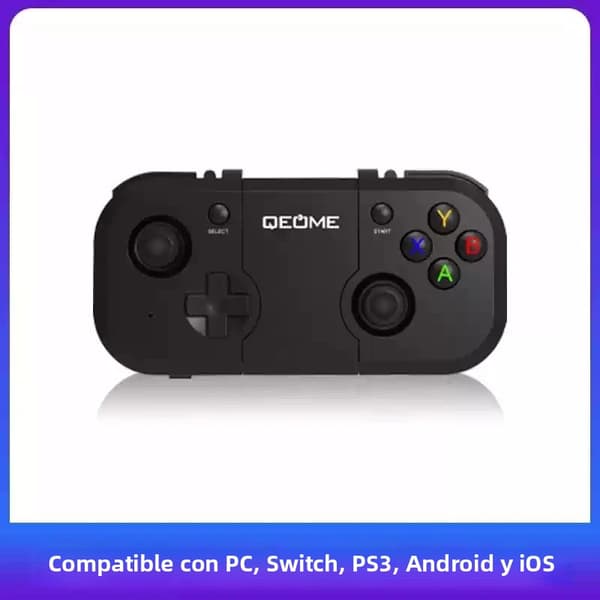 QEOME Monialustainen Bluetooth-peliohjain, yhteensopiva iPhone, Android, PC ja Switch -laitteiden kanssa
