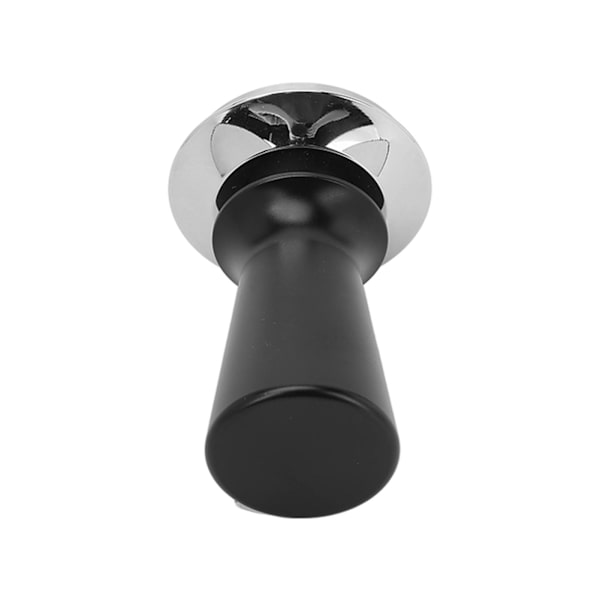 Rostfritt stål trycktamper Lättanvänd kaffemaskin tamper tillbehör för kaffe Svart 53mm Black 53mm
