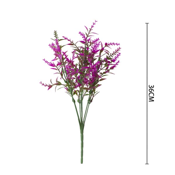 Kunstig lavendelbukett, lilla, 10 bunter Purple