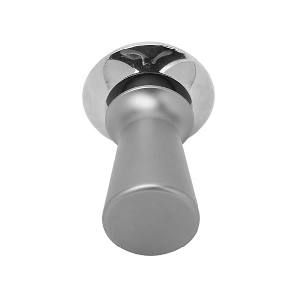Rostfritt stål trycktamper Lättanvänd kaffemaskin tamper tillbehör för kaffe Grå 51mm Gray 51mm
