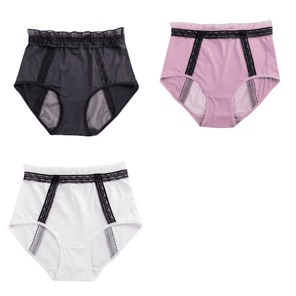 Kolme osaa naisten alusvaatteita, seksikäs, läpinäkyvä, viileä ja mukava, vapaa-aikaan. 2XL