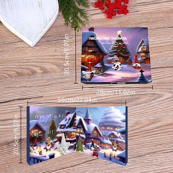 Tomte Julkalender 2024, Tomte Julkalender 2024, Jultomte Julkalender, Julkalender Tomtefigurer, Jultomte Julkalender