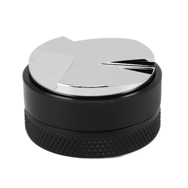 304 Rustfrit Stål Kaffe Dispenser Kaffe Nivellerings Tamper Kaffe Dispenser Værktøj Sort 3mm black 53 mm Heavy
