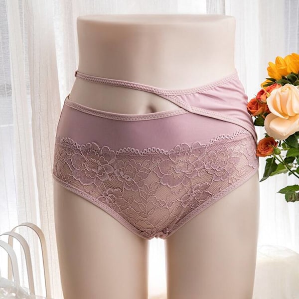 Kaksi kappaletta, suuret, viileät ja seksikkäät, läpinäkyvät, kevyet, hengittävät, muodikkaat, rennot naisten alusvaatteet 2XL