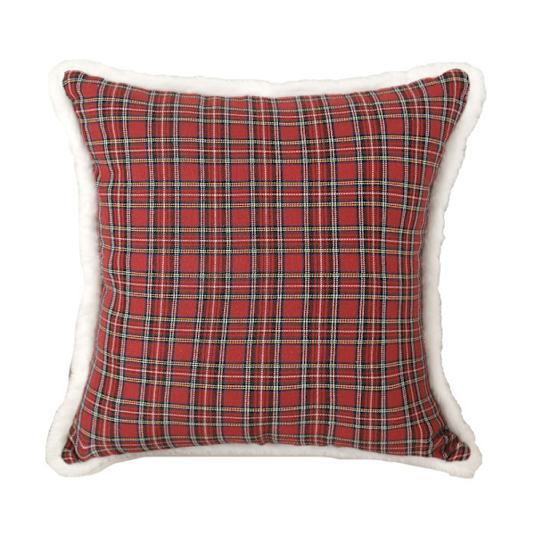 Julepuderbetræk Pudebetræk Rød Tusind Fugl Tjek Pude Soveværelse Sofa Pude Sengeside Pudebetræk 45*45cm uden kerne