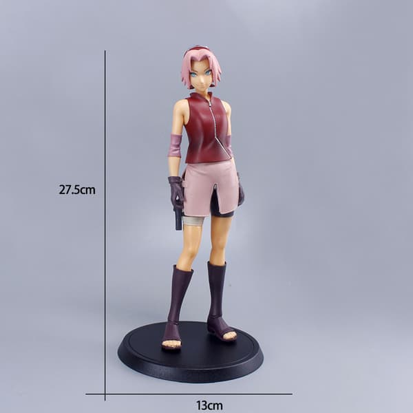 Anime Figur Samling Inspirert av Ninja Warrior Seriefigurer, 2 stk PVC Samleleke Sett