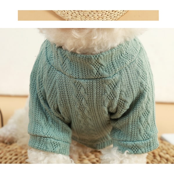Hundkläder katt höst och vinterkläder varma och bekväma tvåbenta husdjursjumper valp hundkläder stickad jacka XL