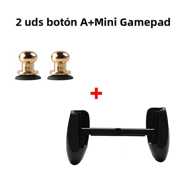 4 B Knapper Metallkontroller, Kompatibel med PUBG Mini Gamepad, Triggerknapper, Sikteenhet, Android, iPhone 7