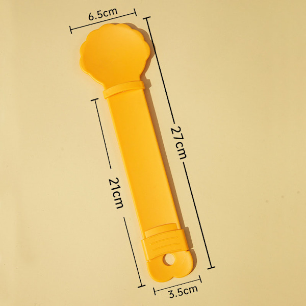 Katt- och Hundmatsskopa med Strip-Design, Squeezer-Matare, Stor Yta, Böjd Design, Fickor för Mat, Hängbar, Hållring