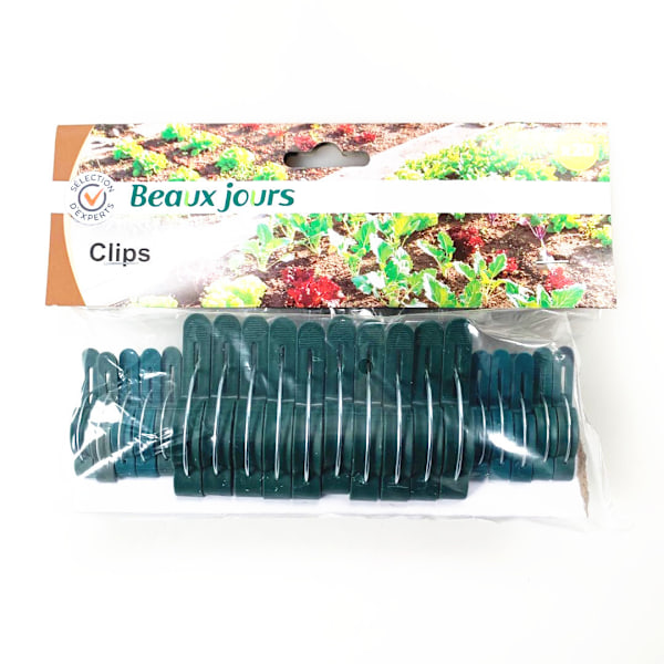 Planteclips - stabile clips til at sikre klatreplanter Green A+B