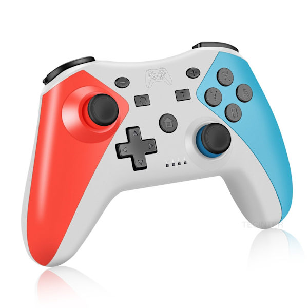 Vit Bluetooth Trådlös Spelkontroll Kompatibel med Nintendo Switch/Switch 2/Switch OLED/Switch Lite/Android/PC Joystick