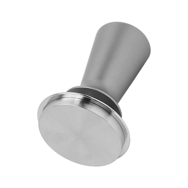 Rostfritt stål trycktamper Lättanvänd kaffemaskin tamper tillbehör för kaffe Grå 51mm Gray 51mm