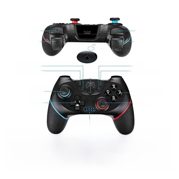 Opgraderet trådløs spilcontroller kompatibel med Switch Style sportsspil